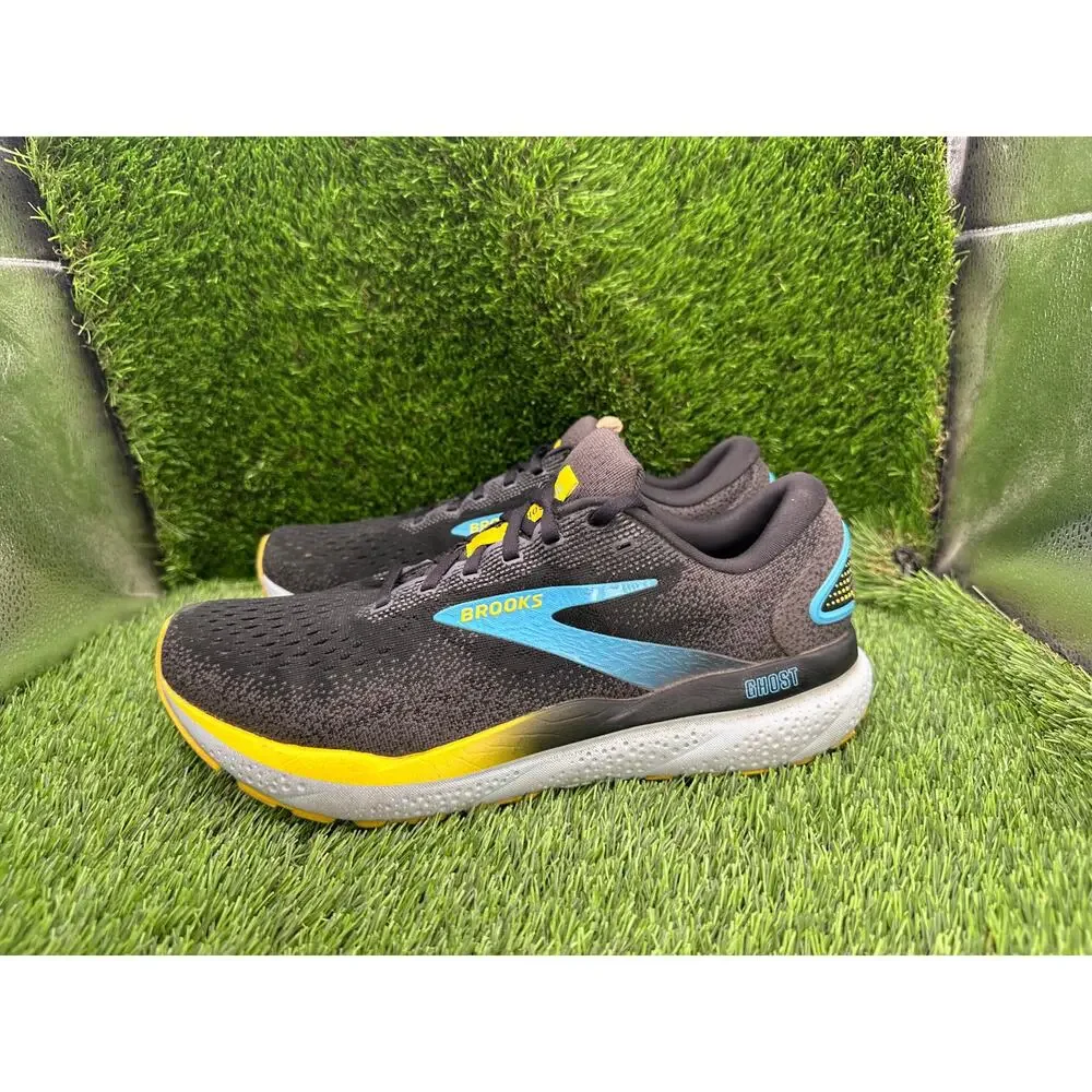 Brooks Ghost 16 1104181D029 Athletic Sneaker Men's 9.5D Black Mesh Road Running - Picture 3 of 15